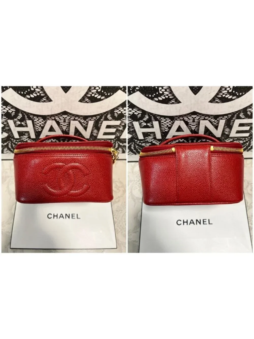 Chanel Vanity Caviar Leather